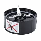 Haofy Mixer Ersatzklinge, Extractor Cross oder Flat Blade Ersatzteile mit Silikondichtungen O-Ring, Passend für Magic 250W Mixer(250W Kreuzwerkzeughalter)