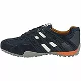 Geox Herren U Snake K Sneaker, Navy, 43 EU