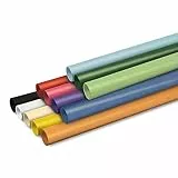 Clairefontaine 95799AMZC – 12 Rollen Geschenkpapier, Kraftpapier, farbig, 2 m x 0 m, 65 g