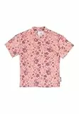 Sterntaler Badeshirt Kurzarm Corale Print – UV-Schutz 50+ Schwimmshirt mit Stehkragen – Mädchen UV Shirt mit Reißverschluss in der Schulternaht – Baby Badebekleidung, Bademode, zartrosa, Größe 104
