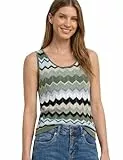 Damen Strick-Top mit Zick-Zack-Muster