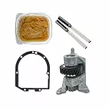 Original Zahnrad + Getriebedichtung, Schmierfett & Motorkohlen für KitchenAid Küchenmaschine – Ersatzteile Set