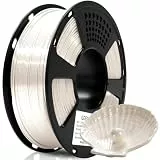 GEEETECH PLA Filament 1,75mm Silk Weiß, 3D Filament PLA für 3d Drucker 1kg spool