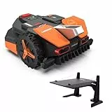 WORX Landroid Vision S250 Mähroboter WR202E für Gärten bis 250m², AI Rasenmäher Roboter ohne Begrenzungskabel, aktive Hindernisvermeidung mit KI-Technologie, Igelschutz + WA0825 Vision Garage