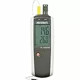 VOLTCRAFT PL-100TRH Hygrometer, 0% HR, 100% HR, -200 °C + 1372 °C, kalibriert: ab Werk (ohne Zertifikat)