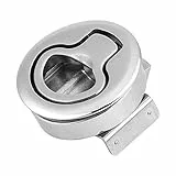 KIMISS 2 Zoll Edelstahl Boot Runde Deck Hatch Flush Pull Latch Drehen Lock