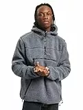 Brandit Teddyfleece Worker Pullover, Farbe: anthrazit, Größe: L