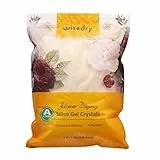 Wisedry Silicagel zum Trocknen von Blumen 8 LBS (3,6 kg), Feine Kristalle, Kieselgel Trockenmittel, Wiederverwendbares Blumenschutzmittel, Silica Gel mit Indikator