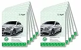 SIGEL FA513/10 Fahrtenbücher A5, 64 Seiten, 10er Pack - für Vielfahrer max. 540 Fahrten - für Deutschland und Österreich, vom Finanzamt anerkannt - zur Trennung geschäftlicher und privater Fahrten