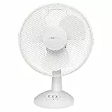 Clatronic® Ventilator mit Schwenkfunktion | Ventilator leise 3 Stufen | Ø 30 cm | Tischventilator 40W | Fan | Tischventilator sehr leise | VL 3602 weiß