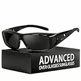 Myiaur Überzieh Sonnenbrille für Herren Damen Polarisierte UV400 Schutz Sonnenbrille für Brillenträger mit Geeignet für Autofahren