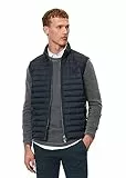 Marc O'Polo Herren Steppweste Übergangsjacke wasserabweisend, Blau (Dark Navy), L
