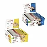 Premier Protein High Protein Bar Crispy Bundle – Crispy Peach (16x40g) + Crispy Cookie (16x40g)