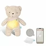 myHummy Bear beige DUO Schlafhilfe mit App — Schlafmusik & Baby Comfort