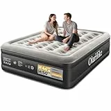 OlarHike Luftmatratze Selbstaufblasend, Luftbett Gästebett, Aufblasbares Matratze Zelt Sofa, Luftbett 2 Personen, Selbstaufblasbare Luftmatratze für Camping oder Heimgebrauch - 203 x 152 x 46 cm