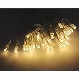 10er LED Batterlichterkette warmweiß Innen und Außenbereich Lichterkette Beleuchtung Deko Zeitschaltuhr Timerfunktion Batteriebetrieb