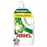 Ariel Flüssigwaschmittel, 80 Waschladungen Universal+ Waschmittel, Kraftvolle Fleckentfernung In Nur 1 Waschgang, Selbst Bei Kaltwaschzyklen