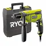 RYOBI Perceuse a percussion 800 Watts - coffret