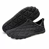 WateLves Barfußschuhe Hausschuhe Herren Damen Leichte Indoor Outdoor Traillaufschuhe Zehenschuhe Minimalistische Unisex(Black 39)
