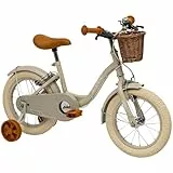 Huffy Vintage 14' Kinderfahrrad, für 4-6 Jahre, mattgrau, S, Grau
