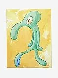 Hot Topic Spongebob Schwammkopf Bold and Brash Mini-Leinwandkunst, mehrfarbig