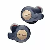 Jabra Elite Active 65t – True Wireless In-Ear Sport Kopfhörer mit Passive Noise Cancellation – Mit Fitnesstracking über Bewegungssensoren – Kupfer/Blau