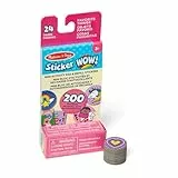 Melissa & Doug Sticker Wow Nachfüllset Lieblingssachen mit 200 Stickern & 24-seitigem Mini-Aktivitätenblock | Zur Verwendung mit einem Sticker-Stempel | Für Kinder ab 3 Jahren