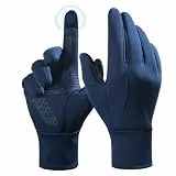 FanVince Laufhandschuhe Touchscreen Winter Warm Handschuh - Winddicht Wasserdicht für Radfahren Fahren Telefonieren Outdoor Wandern Klettern bei kaltem Wetter für Frauen und Männer Blau