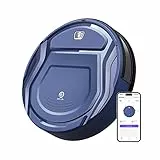 OKP Saugroboter, 2100Pa Staubsauger Roboter mit WLAN Superschlank Staubsaugerroboter App Alexa Sprachsteuerung Roboterstaubsauger 100 Min Lauf Selbstaufladung Leise für Tierhaare, Boden, Teppich
