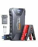 YaberAuto Booster Avviamento Auto,2000A 13800mAh Avviatore Emergenza per Auto (Fino a 7.0L Benzina, 5.5L Diesel),12V Avviatore Batteria Auto Portatile Con Torcia LED Professionale,Uscita USB Rapida