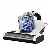 Dibea Handstaubsauger für Matratzen, 18Kpa Milbensauger für Matratzen, 450W, Staubmilben-Sensor, LED-Anzeige, 60℃ Heißer Wind, Ultraschall, entfernt 99,99% Bettwanzen, Bakterien, Allergene