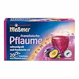 Meßmer Ländertee Französische Pflaume | Früchtetee mit Pflaumen-Aroma | vollmundig-süß | 20 Teebeutel