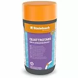 Steinbach 070240 Quattrotabs 200 g organisch, 1 kg, Aquacorrect, Chlor, Algezid, Flockung