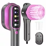 Innoworld Steamer Reise Dampfglätter,2-in-1 Dampfbügeleisen Tragbar für Kleidung,5 Bügelmodi,1200W 10 Minuten Dauerdampf,15s Schnelles Aufheizen Steamer Dampfglätter mit Großes LED-Display(Lila)
