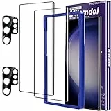 Milomdoi 3 Stück Schutzfolie für Apple iPhone 14 Pro für Panzerglas Panzer Schutz Glas Zubehör Panzerfolie Displayschutz 3 Stück Kameraschutz Camera Screen Protector Handyhülle Freundlich