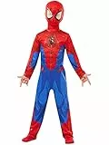 Rubie's 640840M 's 640840 M Spiderman Marvel Spider-Man Classic Kind Kostüm, Jungen, M (5-6 Jahre/116cms) Halloween
