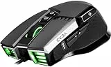 EVGA X17 Gaming Mouse, Wired, Grey, Customizable, 16,000 DPI, 5 Profiles, 10 Buttons, Ergonomic 903-W1-17GR-K3