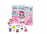 L.O.L. Surprise! Adventskalender - Mit Sammlerpuppe - COSTUME DESIGNER - 25+ Überraschungen - Outfits, Schuhe & Accessoires - Aufstell-Verpackung - Zum Sammeln - Für Kinder ab 4 Jahren, Pink
