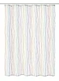 Kleine Wolke Duschvorhang Jolie, 180x200 cm,Multicolor