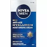 NIVEA MEN Hyaluron Anti-Age Anti-Faltencreme mit Hyaluronsäure für Männer 50ml