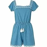 Pepe Jeans Damen Angela Jumpsuit, Blue (Blue), S