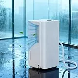 Peviasot Luftentfeuchter 16L/Tag Elektrisch für 30m² Räume | Kompressions-Entfeuchtungsgerät mit 3 Modi (Auto/Schlaf/Trocknen) + Digitalanzeige Leiser Raumentfeuchter für Keller, Schlafzimmer