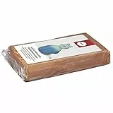 Rayher 3450272 Lufttrocknende Modelliermasse terracotta, 1 kg, gebrauchsfertig, geschmeidig und einfach zu verarbeiten, kein Brennen nötig , tonähnlich, 18.5 x 9.5 x 3.4000000000000004 cm