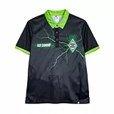 Borussia Mönchengladbach Dart Trikot „Die Fohlen“ – Offizieller Fanartikel Fohlenshop | Vereinslogo & Dartgrafik (DE/NL/SE/PL, Alphanumerisch, 4XL, Regular, Regular, Schwarz, Grün, Weiß)