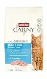 animonda Carny Katzen Trockenfutter Huhn + Pute (1 x 1,75kg), Trockenfutter für sterilisierte Katzen ohne Zucker und Getreide, mit viel frischem Fleisch