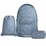 Coocazoo Porter Schulrucksack Set 3tlg. inkl. Sportbeutel (Bloomy Daisy)