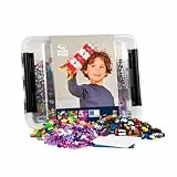 Plus-Plus 9603406 Kreativ-Bausteine Box, Geniales Konstruktionsspielzeug, 2400 Teile