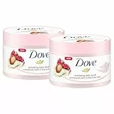 Dove Peeling-Körperpeeling mit Granatapfelkernen und Sheabutter-Duft, 225 ml (2er-Pack)