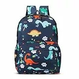 Aucuu Kinderrucksack Jungen, Mini-Dinosaurier-Rucksack, Kindergarten Schulrucksäcke, Kleinkind Schultasche für Kinder, Jungen, Mädchen, Kleinkind