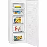 Bomann® Gefrierschrank Nofrost | freistehender Tiefkühlschrank | 161L | Total No Frost - nie wieder abtauen | MultiAirflow-System | Türanschlag wechselbar | Schnellgefrierfunktion | GS 7362 weiß
